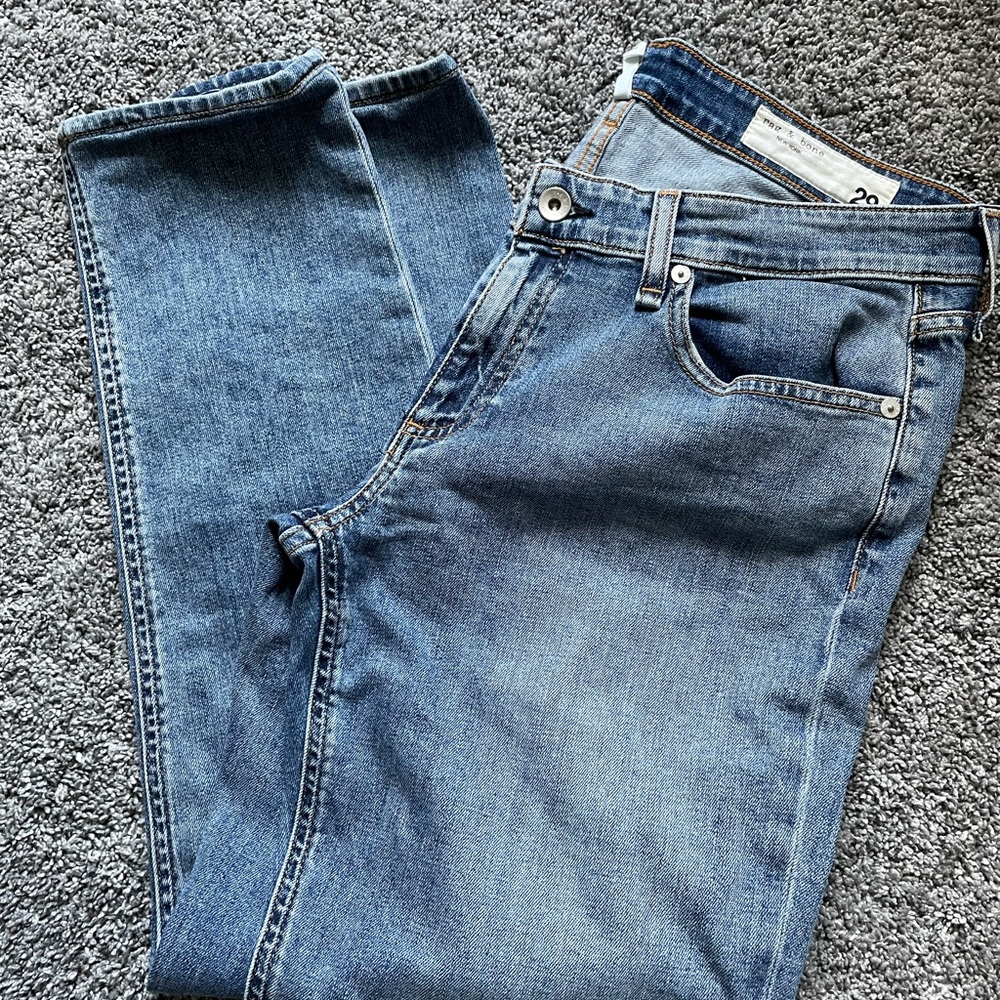Rag & Bone - Dre Low-Rise Slim Boyfriend